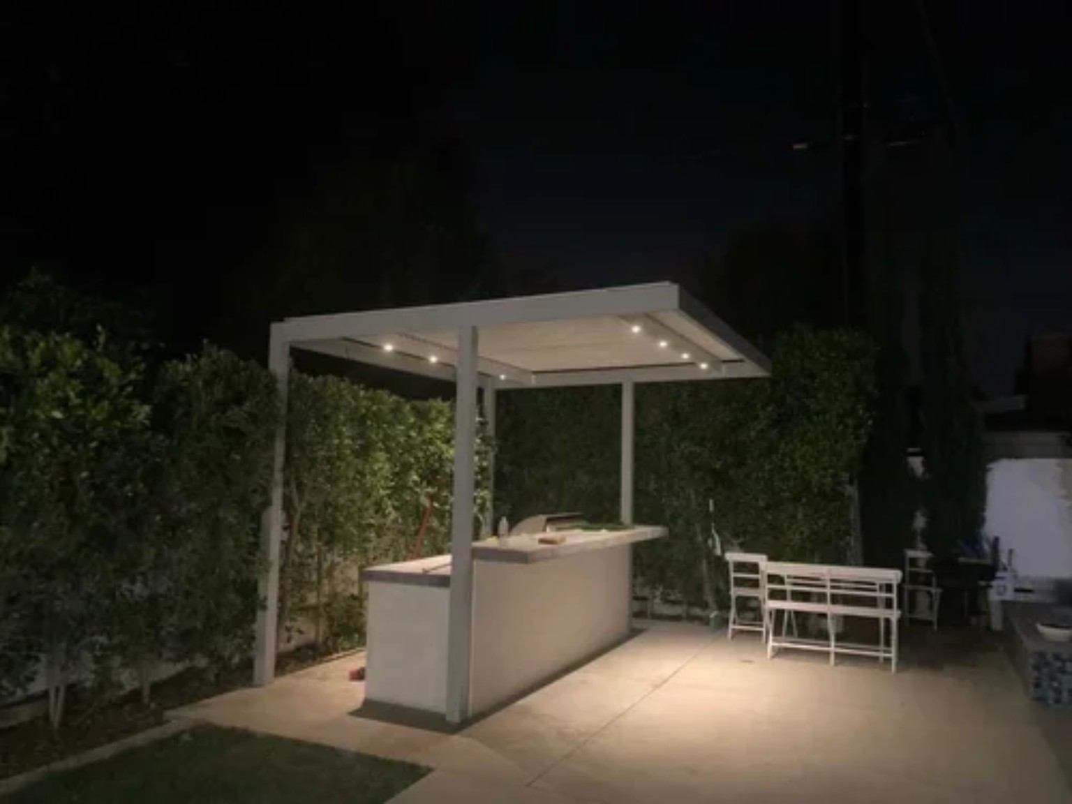 Cocina exterior de Aluminio Milan