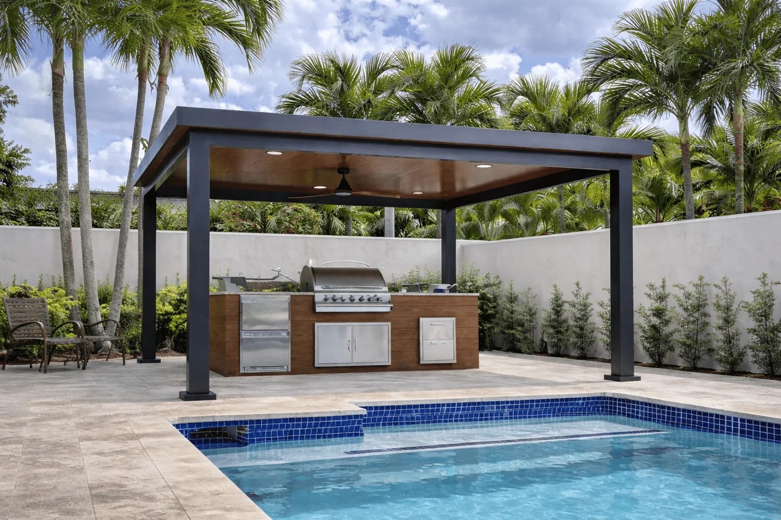 Pérgolas de aluminio de Aluminio Milan en Miami